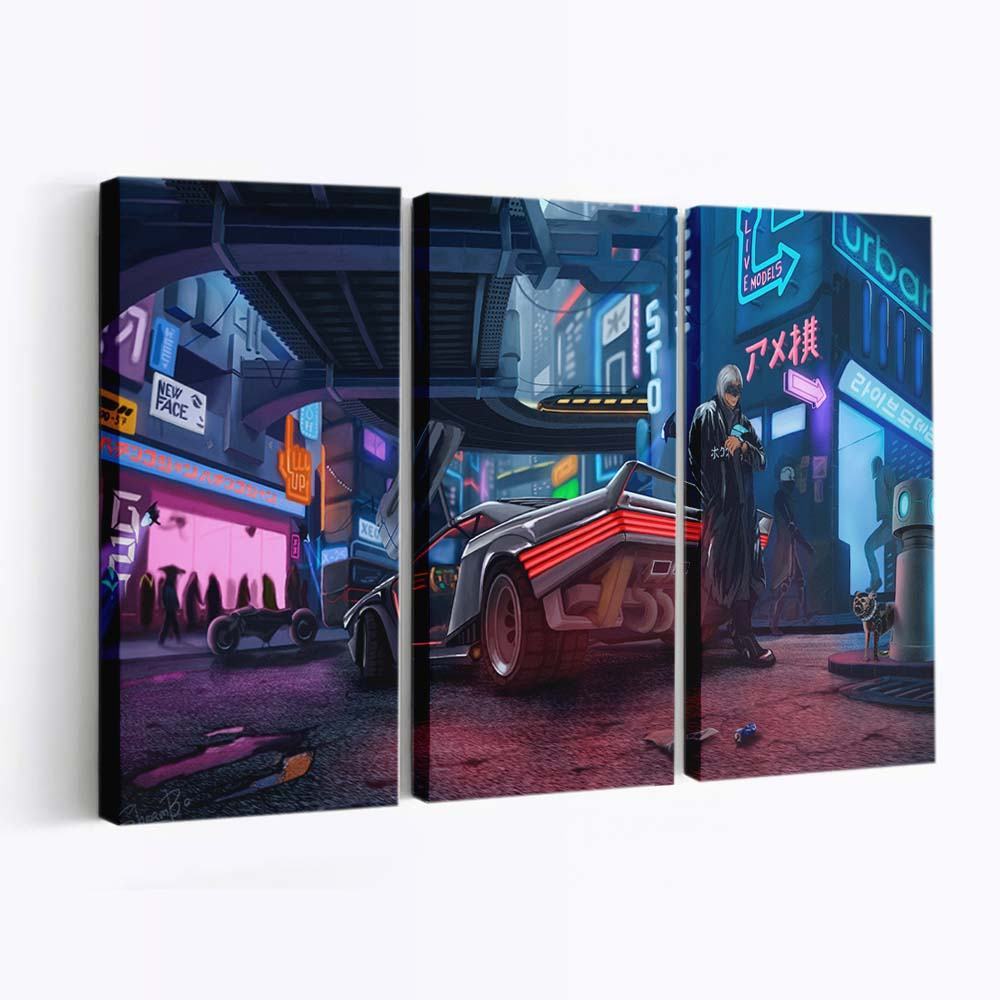 cyberpunk 2077 fan art 4k 8g